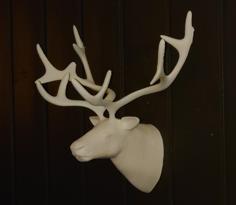 Reindeer Head 3D Printer Model