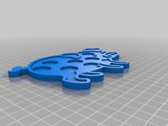 Varkentje Voor Magnetische Fiche 3D Printer Model