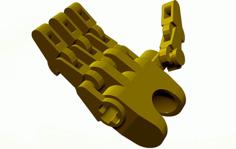 Repaired Bionicle Articulated Hands 3D Printer Model