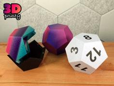 Magnetic Dodecahedron Box 3D Printer Model