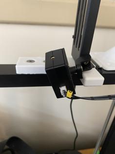 Ender 3 V3 SE Filament Center Holder 90 Deg. Eliminate Frame Wobble. Suit Filament Sensor. 3D Printer Model