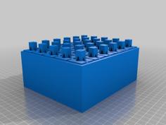 Raft Stacking Any Object For Printing Many Items At Once (OpenSCAD Code) 3D Printer Model