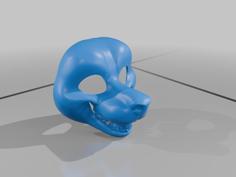 Hyena Fursuit Base 3D Printer Model