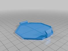 Octagon Pillbox With Latch 3D Printer Model