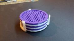 Honeycomb Coaster Set 3D Printer Model