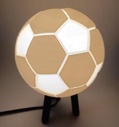 Hybrid Hanging/Desk Football Lamp 3D Printer Model