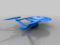 Columbia Class-Star Trek 3D Printer Model