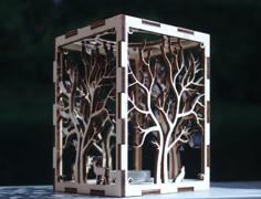 Candle Holder Laser Cut TREE + ANIMALS