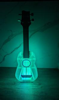 Soprano Ukulele With LED Lighting 3D Printer Model