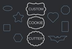 Custom Cookie Cutter 3D Printer Model