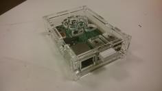 Laser Cut Raspberry Pi 2 Or B+ Slimline Clip Case In 4 Mm Acrylic