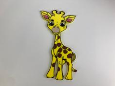 2D Art – Giraffe 3D Printer Model