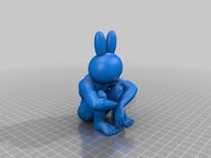 Muscular Miffy 3D Printer Model