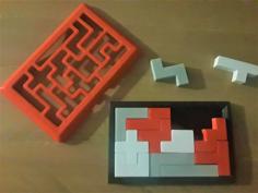 Pentomino Puzzle 3D Printer Model