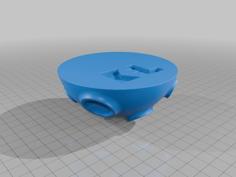 Moon (flat Back) 3D Printer Model