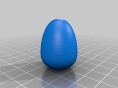 Plain Egg 3D Printer Model