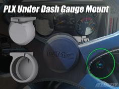 PLX Under Dash Gauge Pod 3D Printer Model