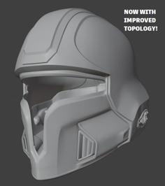 Helldivers 2 Champion Of The People Helmet 3D Printer Model