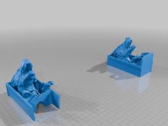 Dragon Sticking Head Through Frame 3D Printer Model