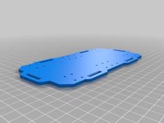 Tarot 650 4S Battery Holder 3D Printer Model