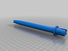 Adjustable Airsoft M4 Barrel 3D Printer Model