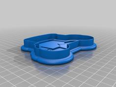 Golf Themed Cookie Cutters And Stamps 3D Printer Model