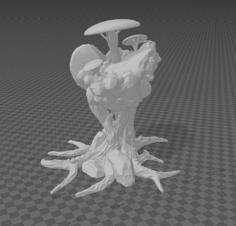 Mushroom Fantasy Grotto Plinth – Terrain 3D Printer Model