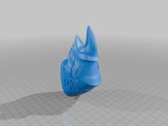 Horn Of Nerissa Ravencroft In Virtual YouTuber 3D Printer Model