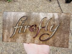 Laser Cut Glowing Firefly