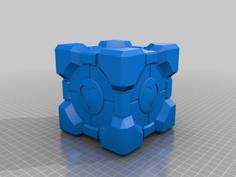 Weighted Companion Cube Selection 3D Printer Model