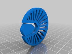 Disk Earring 3D Printer Model