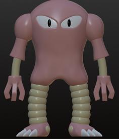 Hitmonlee 3D Printer Model