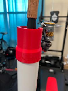 PVC Rod Holder Attachment 3D Printer Model