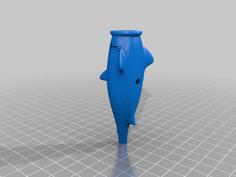 Shark Popper Topwater Lure 3D Printer Model