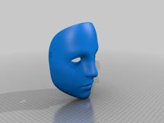 “The Unknown” Mask 3D Printer Model