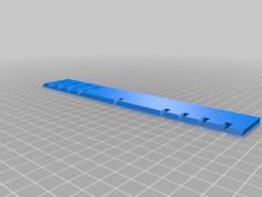 Template For Drawer Handler Holes 3D Printer Model