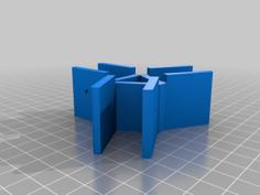 Parametric Hexagon/honeyecomb Shelf Brackets 3D Printer Model