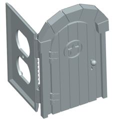 Roxy’s Fairy Door Outlet Cover 3D Printer Model