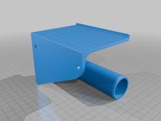 Toilet Paper Holder With Nut 3D Printer Model