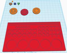 Daggerheart Player Dashboard And Tokens 3D Printer Model