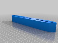 Simple 12 Pen Pen Holder 3D Printer Model