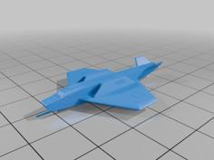 Stiletto Aircraft 3D Printer Model