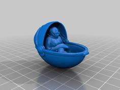 Brrrnie In The Child’s Crib 3D Printer Model