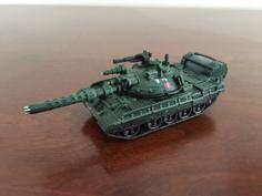 Sci-fi T80 Tank 3D Printer Model