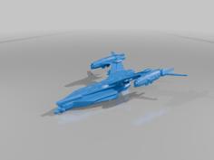 Babylon 5 Phoenix Transport (Harrier Remix) 3D Printer Model