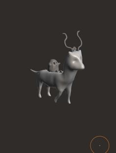 Deer Spirit Guide 3D Printer Model