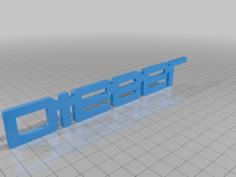 Volvo 240 Diesel Logo 3D Printer Model