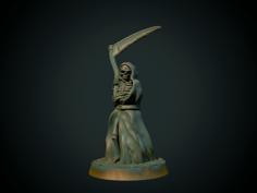 Grim Reaper 28mm (supportless, FDM Friendly) 3D Printer Model