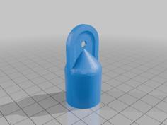 Male Garden Hose Quick Connect Adaptor Cap V2 3D Printer Model