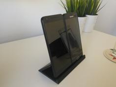 Dual Phone Stand 3D Printer Model